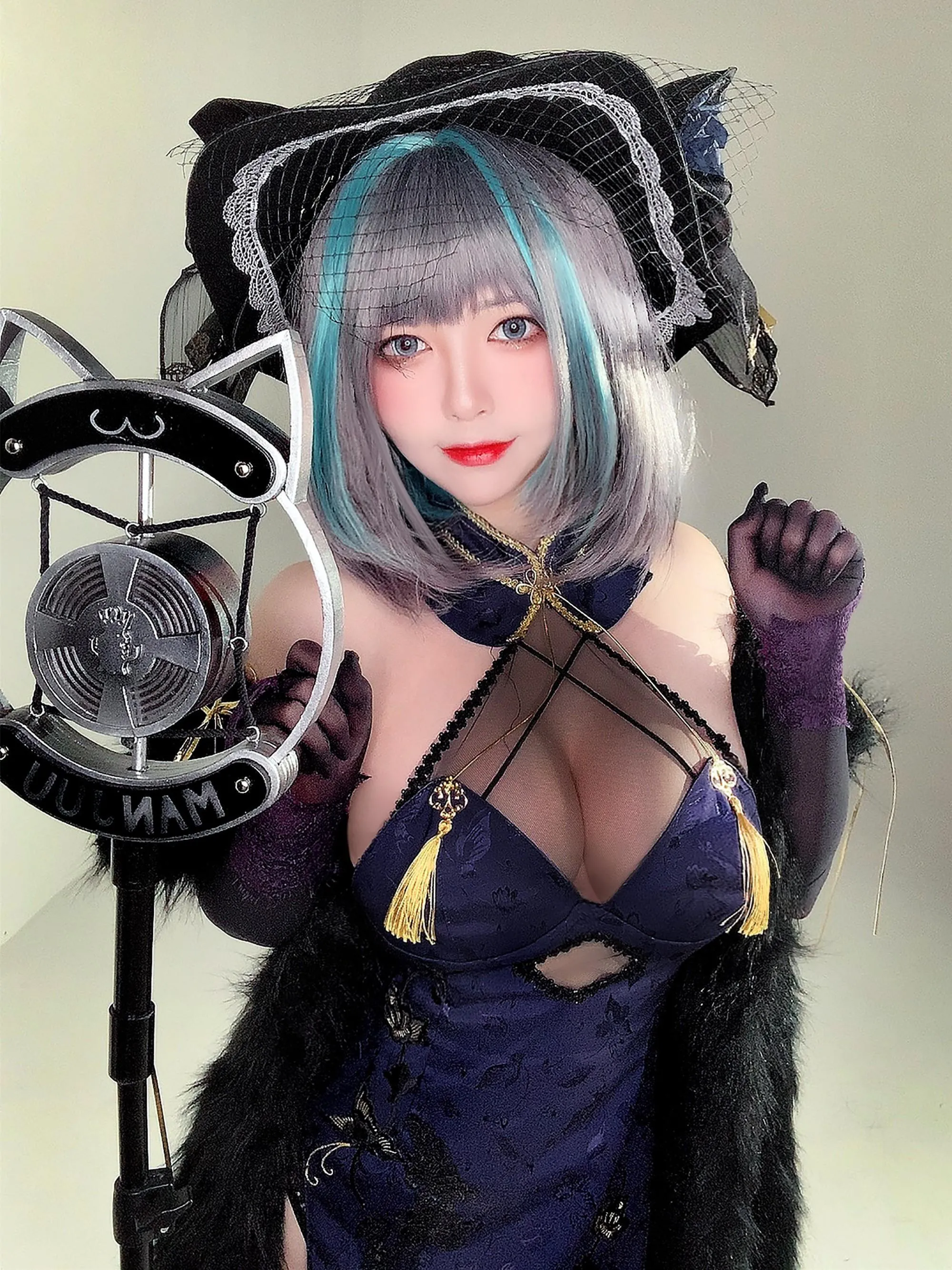 半半子 – NO.52 柴郡旗袍-自撮-20P [20P]插图6